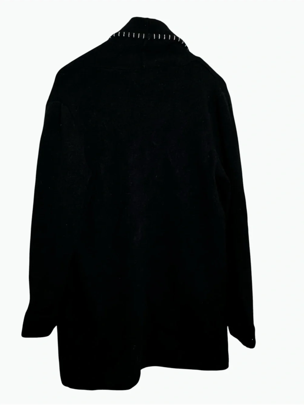 MAGASCHONI Black Knit Long Sleeve Open Cardigan Sweater Size XL